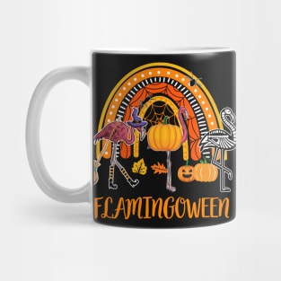 Happy Flamingoween Funny Flamingo Halloween Costume Mug